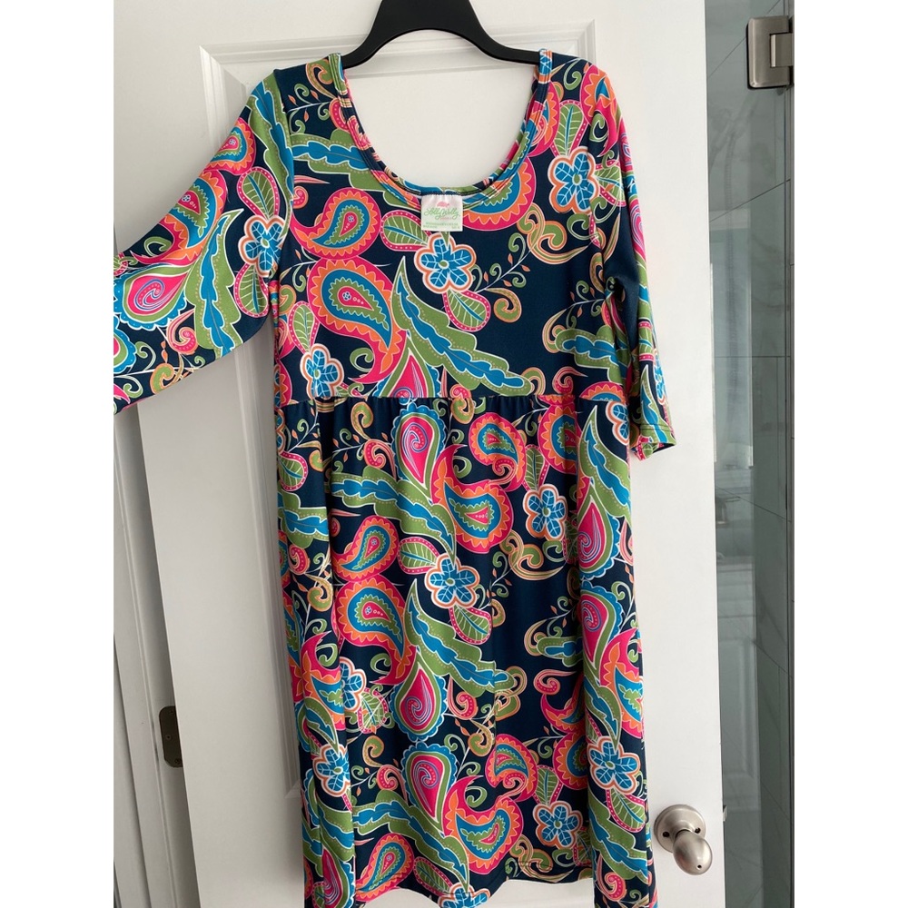 Women’s XL 3/4 Sleeve Lolly Wolly Doodle Dress